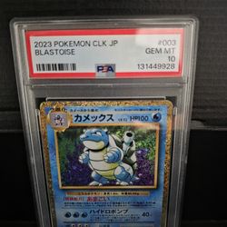 #003 Blastoise PSA 10