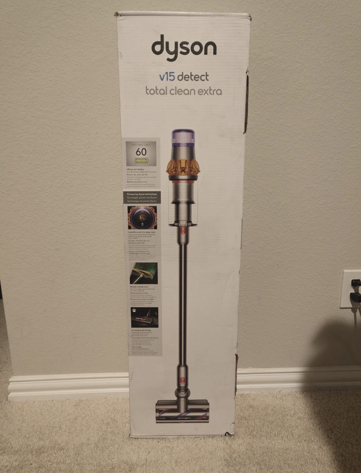 Dyson V15 Detect Cordless Stick Vacuum Cleaner
