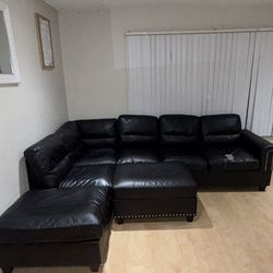 3 - Piece Sectional Leather Couches