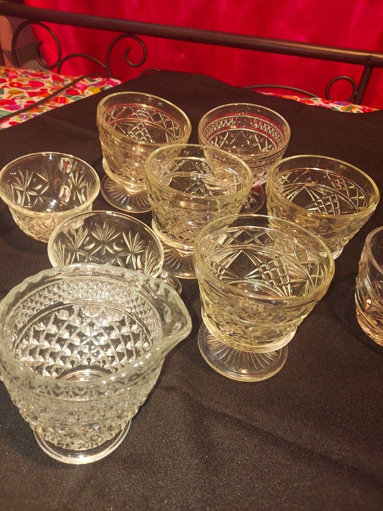 CRYSTAL DISHES $15.00