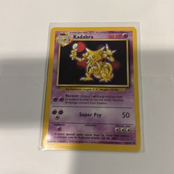 1999 POKEMON GAME 32 KADABRA