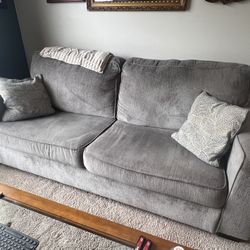 Fabric Sofa - No Damage -  Sturdy 
