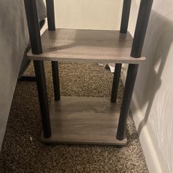 Just 3-Tier Turn-N-Tube end table, side table