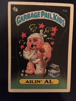 Garbage pail kids card