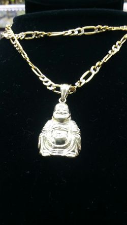 14k Gold Figaro link 26inch 10 grams $400 14K GOLD buda 3 grams $200