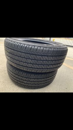 2 - 205/55r16 Firestone Ft140 Tires Good 90% Treads 2023 DOT!!!