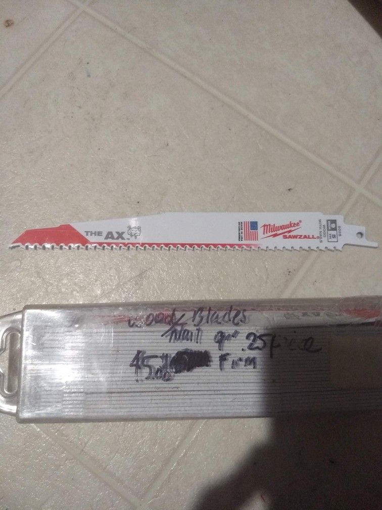 Hilti Sawzall Blades for Sale in San Antonio, TX OfferUp