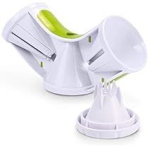 🥒 New Art and Cook Handheld Vegetable Spiralizer – 3 Blade Options – Green