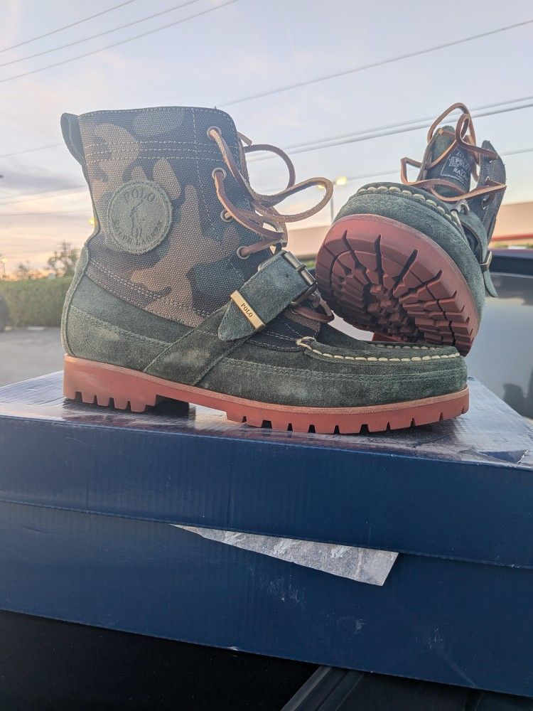 Polo Camo Boots Suede/Canvas