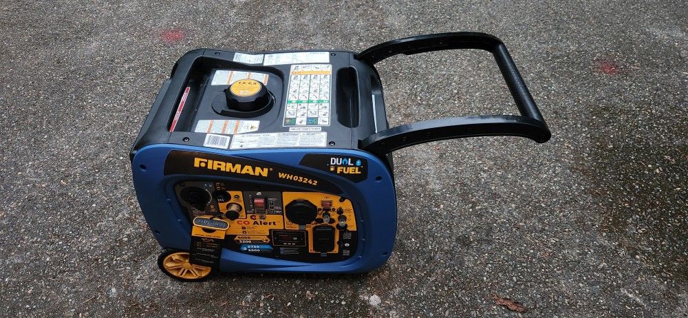Dual Fuel Firman Generator 4000watt