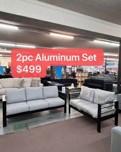 Deep Seat Aluminum Patio Sofa and Loveseat $499, Delivery available, Finance available. 