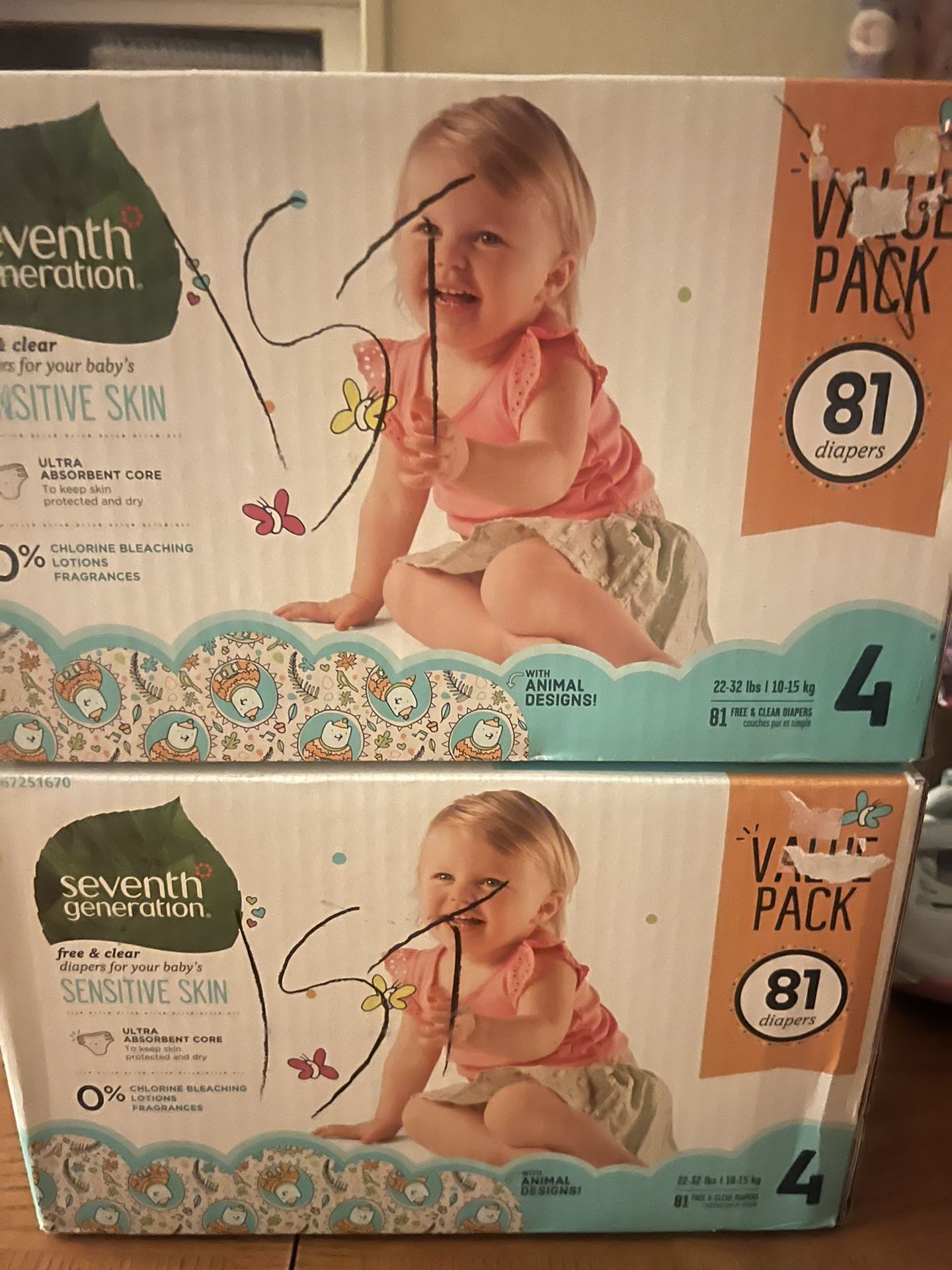 Seven Generation Diapers Size 4