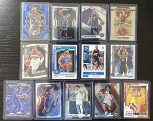 NBA Basketball Rookie Lot (13) JDub Hali Matas Ajay Harper Sarr RC & More!