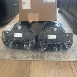 2019-2024 Silverado Sierra Left & Right Black Exhaust Bezels