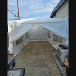 10x20 Canopy with Sidewalls and Windows, Outdoor Instant Canopy Tent for Parties