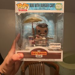 Funko Pop Bob With Burger Cart