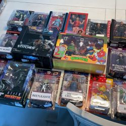 Massive Neca Action Figure Lot Tmnt Terminator Retailers Lot