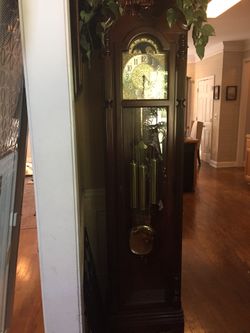 “NEW” HOWARD MILLER GRAND FATHER CLOCK, NEVER USED!!