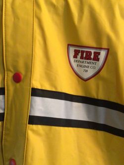 Halloween- Kids Firefighter Raincoat
