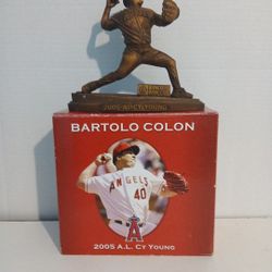 Angel's  2005 A.l Cy Young Bartolo Colon  Figurine