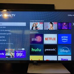 32-inch Smart TV brings its own control and is semi-new
