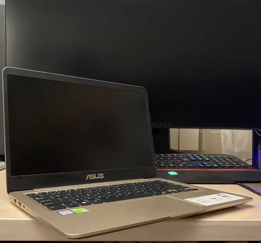 Asus ViviBook S14 Laptop i7 8550U 8gb RAM NanoEdge Display, Dedicated Graphics Card MX150 Notebook