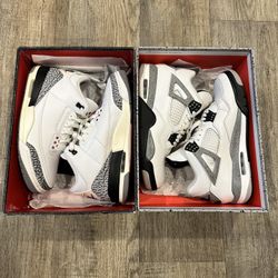 Jordan 3 & 4 Cement Package Deal