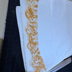 Hand Made Lace Pillow Case