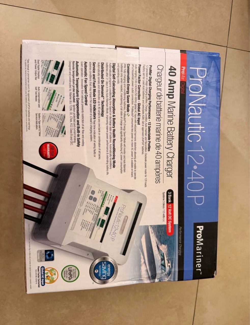 ProMariner ProNautic 12•40P 40 Amp Marine Battery Charger for Sale in ...