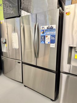 ✨SALE✨ Samsung 36" Wide 32 Cu. Ft. 3-Door French Door Refrigerator with Dual Ice Maker