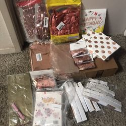  Bundle Of RoseGold Party Decor