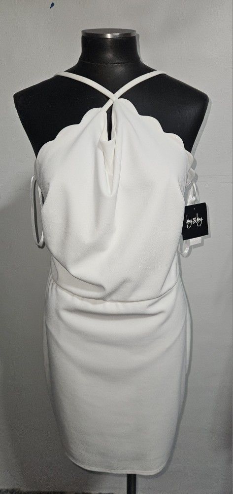 Dress White size XL By & By