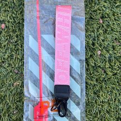 Off White Keychain Pinked Out Brand New 