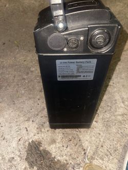 E bike battery