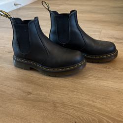 $60 Chelsea Boots Dr. Martens Slip Resistant Leather 
