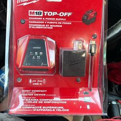Milwaukee M18 Top Off Charger And Power Supply