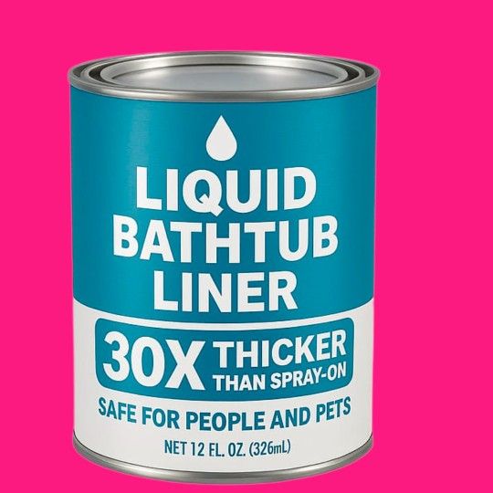 Bathtub Refinishing Liquid – High Gloss Finish