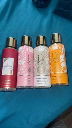 Yara perfe body sprays