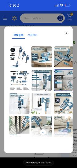 PrettyCare Cordless Vacuum Cleaner Lightweight Stick Vacuum 38kPa with 45min Runtime for Carpet Hard Floors Cleaner Pet Hair P2