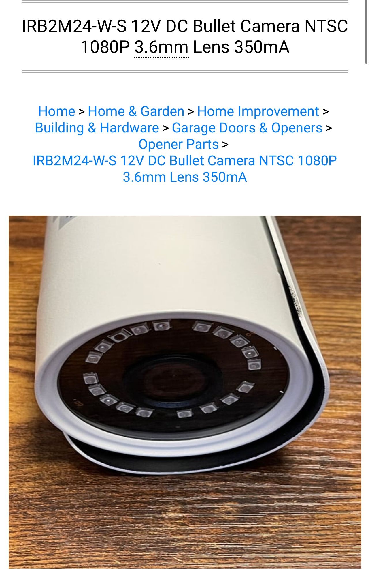 1080P Security Camera