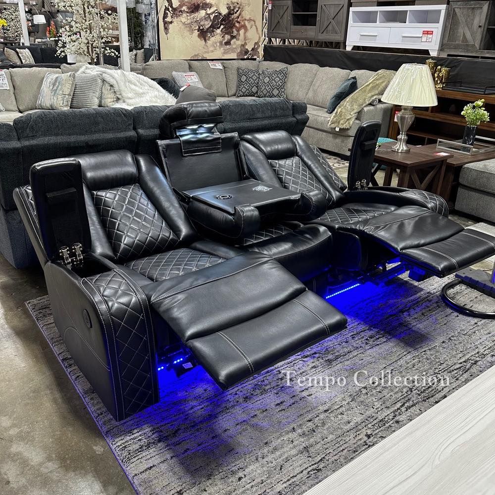 3 Pcs Power Recliner Set, Living Room Set Reclining Couches