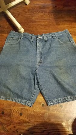 Men's wrangler carpenter blue short