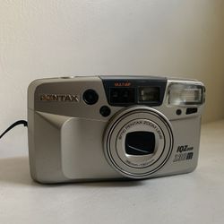 PENTAX IQ ZOOM 130 M DATE 35MM CAMERA POINT AND SHOOT 