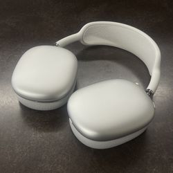 Apple AirPods Max Bluetooth Headphones A2096 - Silver - Great Condition