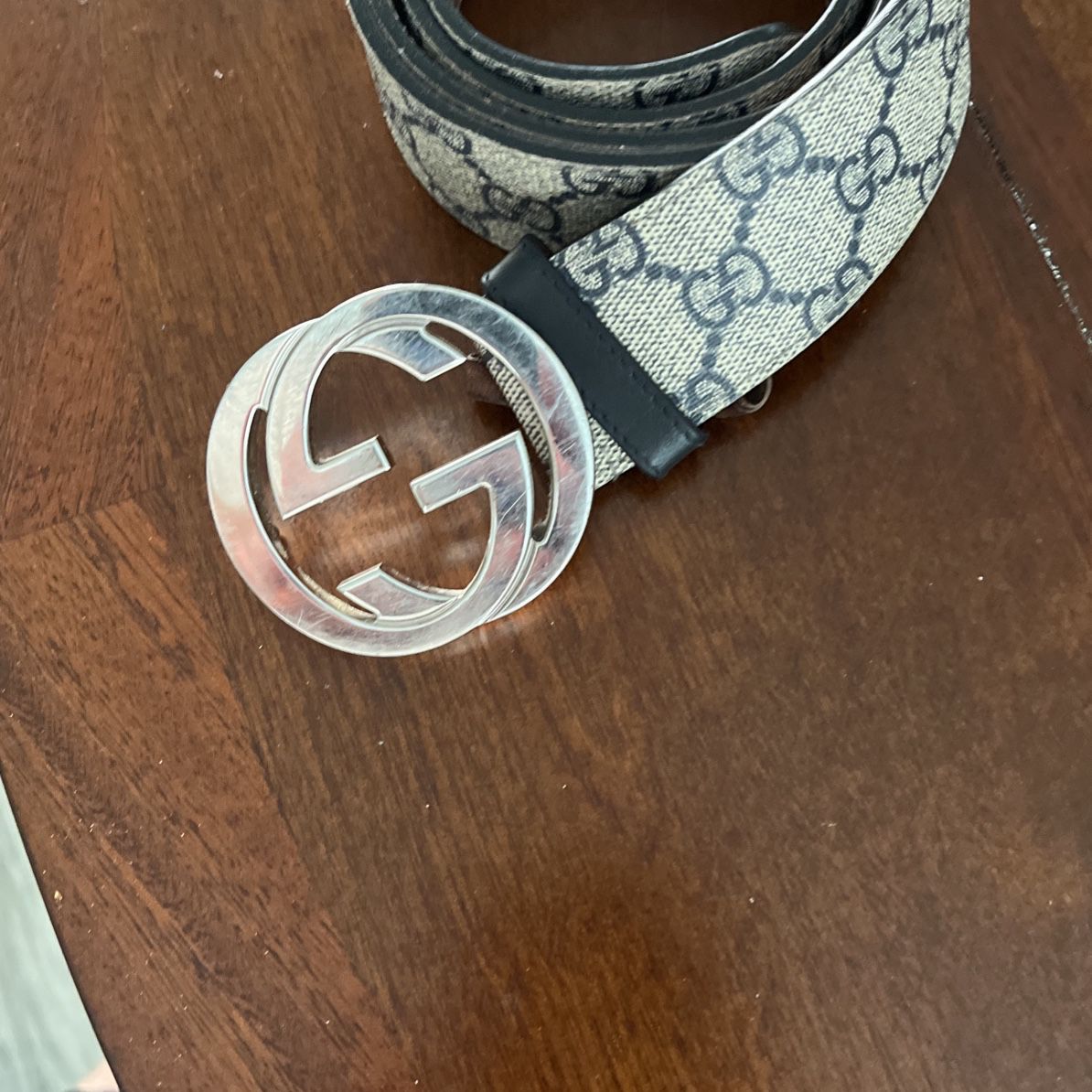 Gucci Supreme Belt With G Buckle 