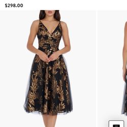 Courtney Sequin Lace Cocktail Dress