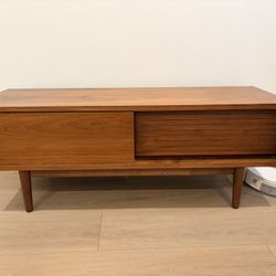 Mid Century Danish Walnut TV Stand / Media Console