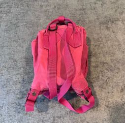 Small Pink Canvas Backpack