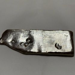 Hand Pored Silver Bar.  