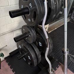 Olympic Weight Set With Bars